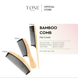 Bamboo Handle Comb